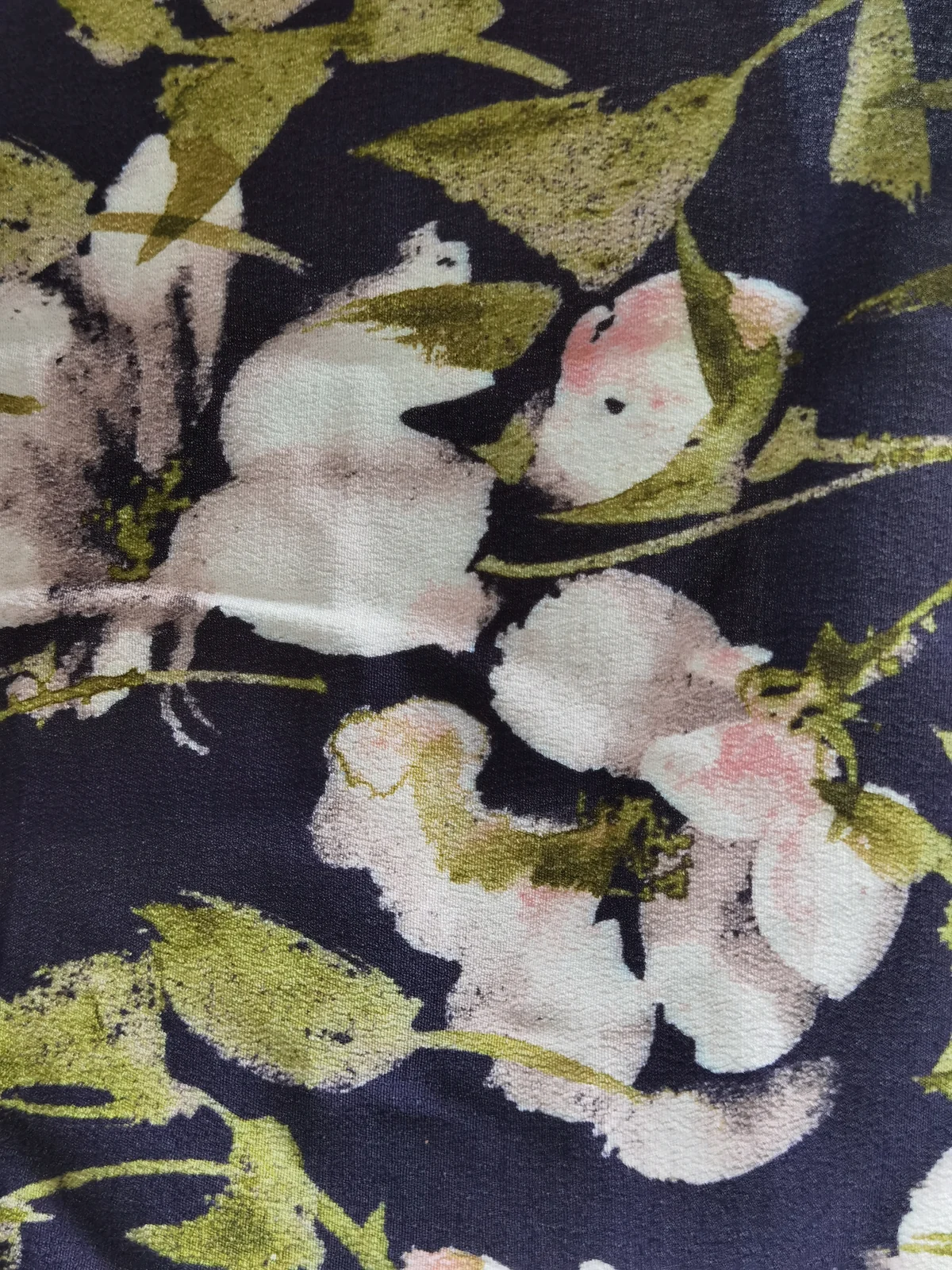 BF-1995 fabric sample, 100% viscose crepe